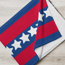 Load image into Gallery viewer, STARS AND STRIPES Throw Blanket
