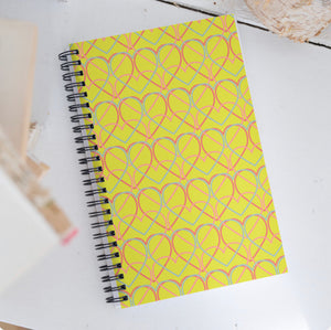 HEARTS Spiral notebook