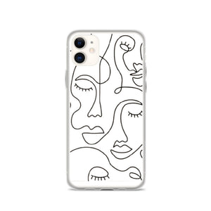 MODERN FACES iPhone Case