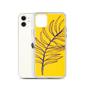 YELLOW PALM iPhone Case