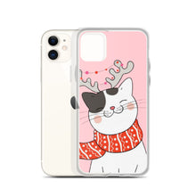 Load image into Gallery viewer, CHRISTMAS CAT iPhone Case
