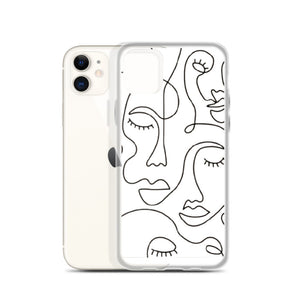 MODERN FACES iPhone Case