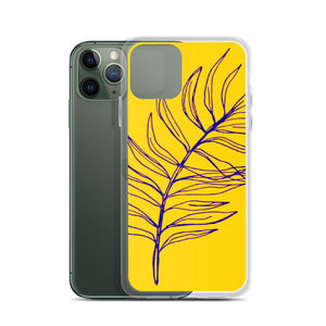 YELLOW PALM iPhone Case