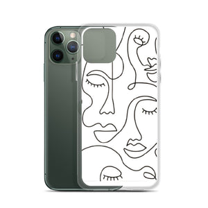 MODERN FACES iPhone Case