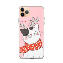 Load image into Gallery viewer, CHRISTMAS CAT iPhone Case
