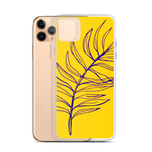 YELLOW PALM iPhone Case