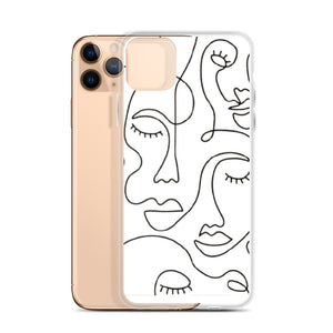 MODERN FACES iPhone Case