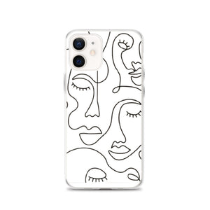 MODERN FACES iPhone Case