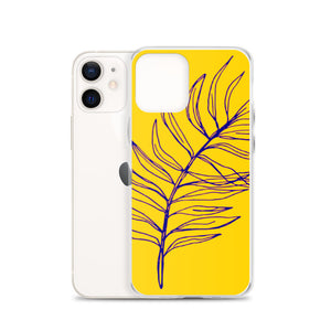 YELLOW PALM iPhone Case