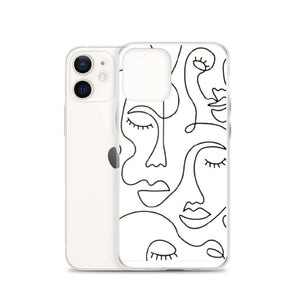 MODERN FACES iPhone Case