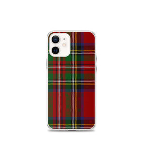 RED TARTAN PLAID iPhone Case