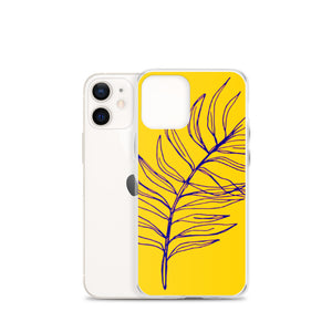 YELLOW PALM iPhone Case