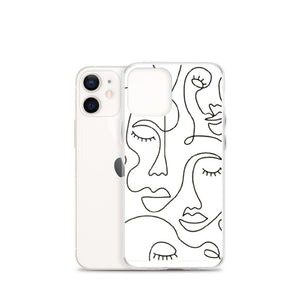 MODERN FACES iPhone Case