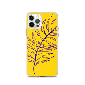 YELLOW PALM iPhone Case