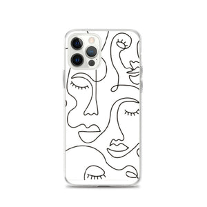 MODERN FACES iPhone Case