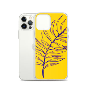 YELLOW PALM iPhone Case