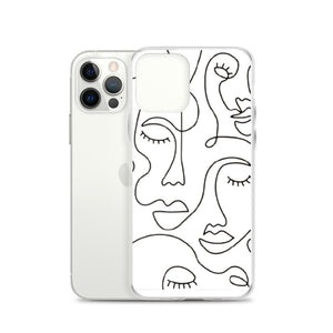 MODERN FACES iPhone Case