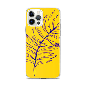 YELLOW PALM iPhone Case