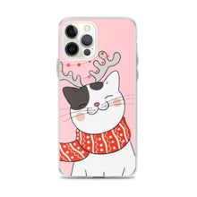 Load image into Gallery viewer, CHRISTMAS CAT iPhone Case
