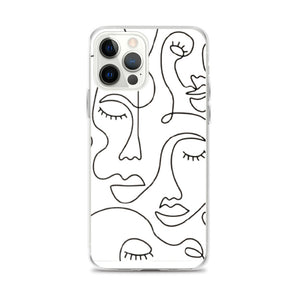 MODERN FACES iPhone Case