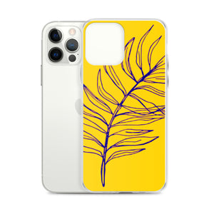 YELLOW PALM iPhone Case