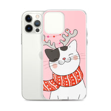 Load image into Gallery viewer, CHRISTMAS CAT iPhone Case
