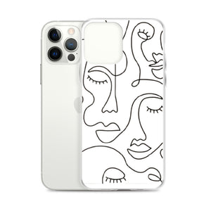 MODERN FACES iPhone Case