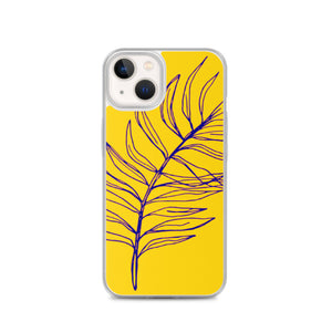 YELLOW PALM iPhone Case