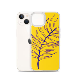 YELLOW PALM iPhone Case