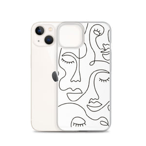 MODERN FACES iPhone Case