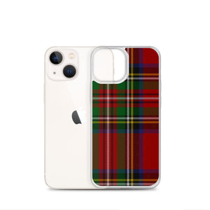 RED TARTAN PLAID iPhone Case