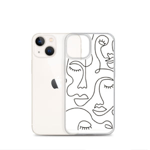 MODERN FACES iPhone Case