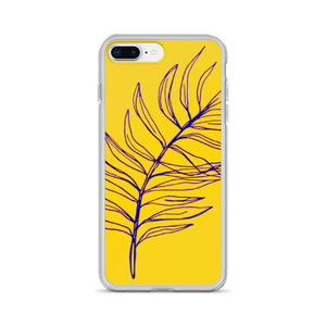 YELLOW PALM iPhone Case