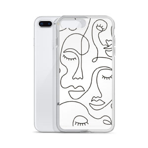 MODERN FACES iPhone Case