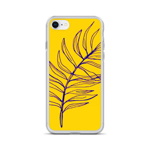 YELLOW PALM iPhone Case