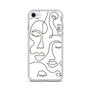 MODERN FACES iPhone Case