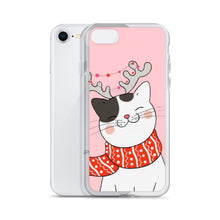 Load image into Gallery viewer, CHRISTMAS CAT iPhone Case
