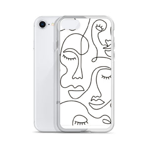 MODERN FACES iPhone Case