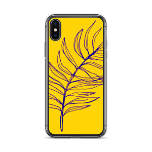 YELLOW PALM iPhone Case