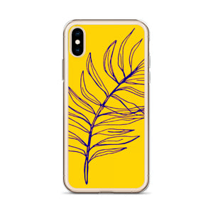 YELLOW PALM iPhone Case