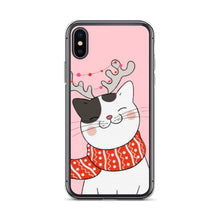 Load image into Gallery viewer, CHRISTMAS CAT iPhone Case
