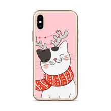 Load image into Gallery viewer, CHRISTMAS CAT iPhone Case
