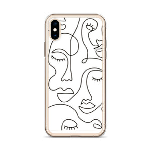 MODERN FACES iPhone Case