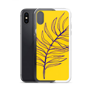 YELLOW PALM iPhone Case