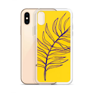 YELLOW PALM iPhone Case