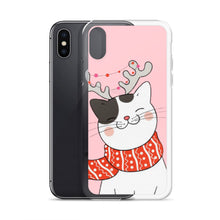 Load image into Gallery viewer, CHRISTMAS CAT iPhone Case
