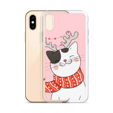 Load image into Gallery viewer, CHRISTMAS CAT iPhone Case
