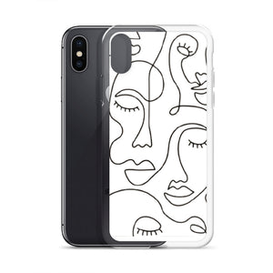 MODERN FACES iPhone Case