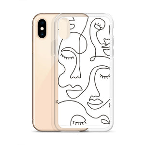 MODERN FACES iPhone Case