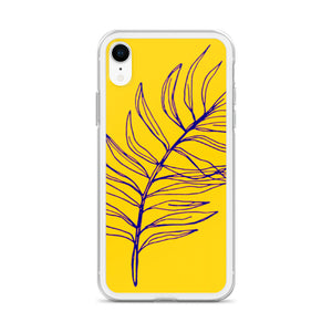 YELLOW PALM iPhone Case